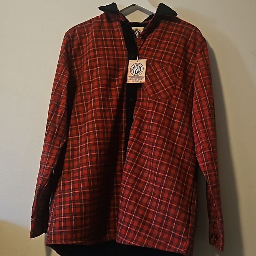 Tee2urdoor woman  plaid shirt 2XL